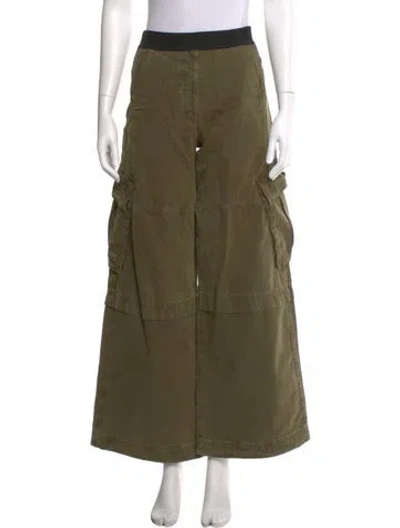 Pre-owned Me+em Wide Leg Pants In Green