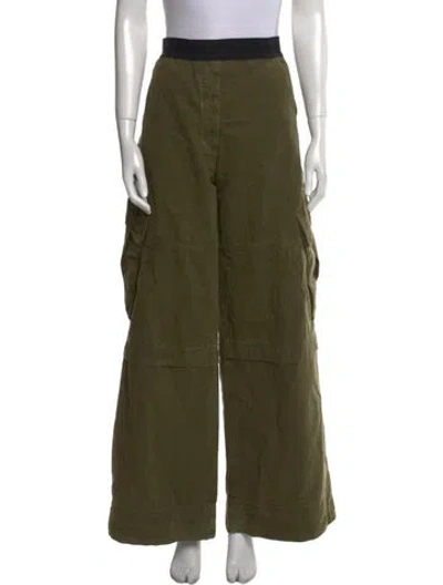 Pre-owned Me+em Wide Leg Pants In Green