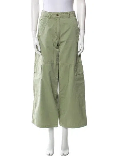 Pre-owned Me+em Wide Leg Pants In Green