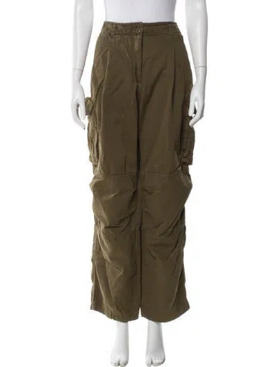 Pre-owned Me+em Wide Leg Pants In Green