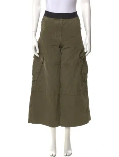 Pre-owned Me+em Wide Leg Pants In Green