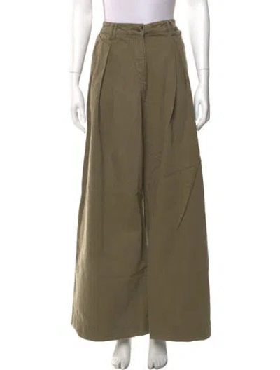 Pre-owned Me+em Wide Leg Pants In Green