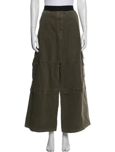 Pre-owned Me+em Wide Leg Pants In Green