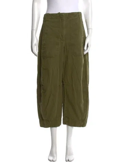 Pre-owned Me+em Wide Leg Pants In Green