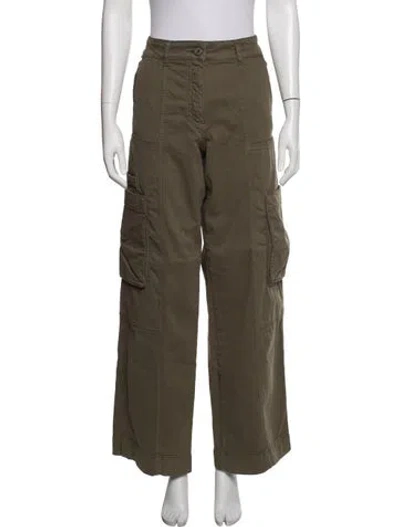 Pre-owned Me+em Wide Leg Pants In Green