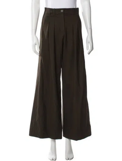 Pre-owned Me+em Wide Leg Pants In Green