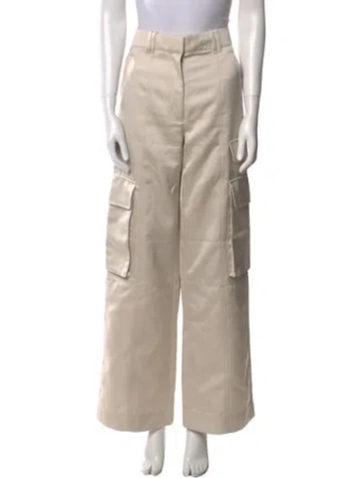 Pre-owned Me+em Wide Leg Pants In Neutral
