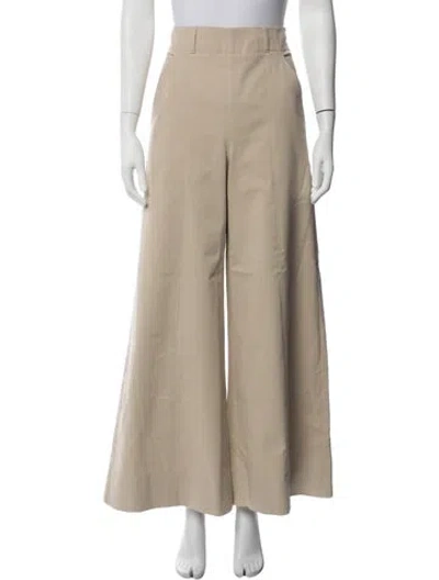 Pre-owned Me+em Wide Leg Pants In Neutrals