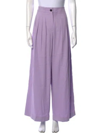 Pre-owned Me+em Wide Leg Pants In Purple