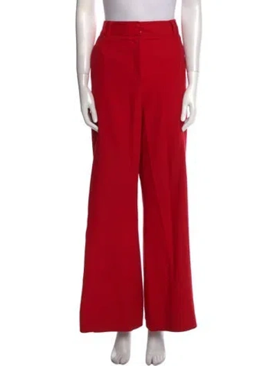 Pre-owned Me+em Wide Leg Pants In Red