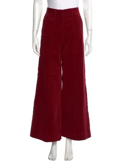 Pre-owned Me+em Wide Leg Pants In Red