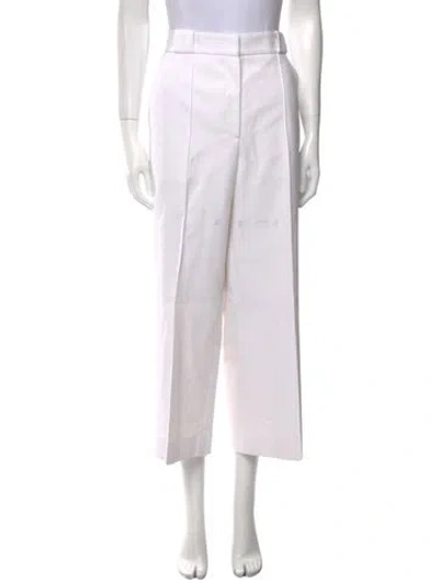 Pre-owned Me+em Wide Leg Pants In White