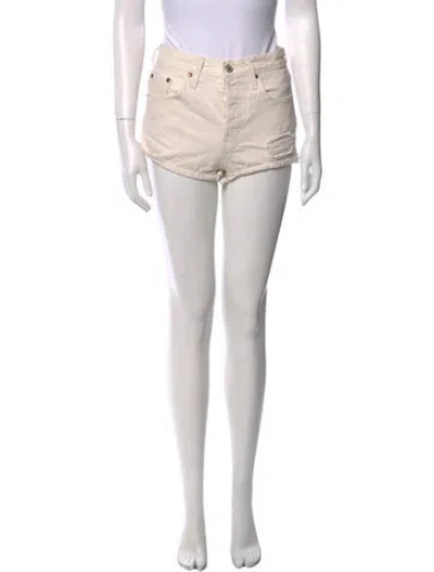Pre-owned Me+em Wide Leg Pants In White