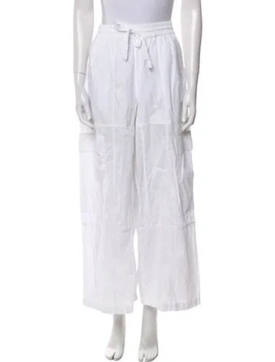 Pre-owned Me+em Wide Leg Pants In White