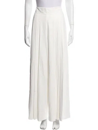 Pre-owned Me+em Wide Leg Pants In White