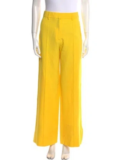 Pre-owned Me+em Wide Leg Pants In Yellow