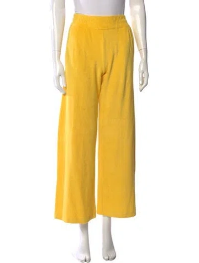 Pre-owned Me+em Wide Leg Pants In Yellow