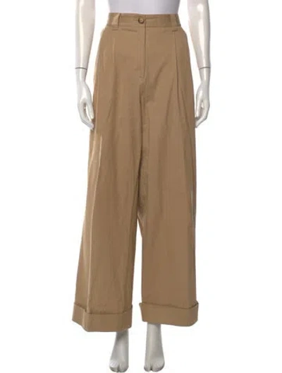 Pre-owned Me+em Wide Leg Pants In Yellow
