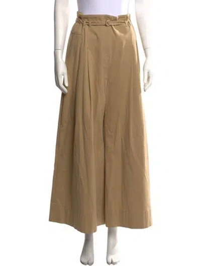 Pre-owned Me+em Wide Leg Pants In Yellow