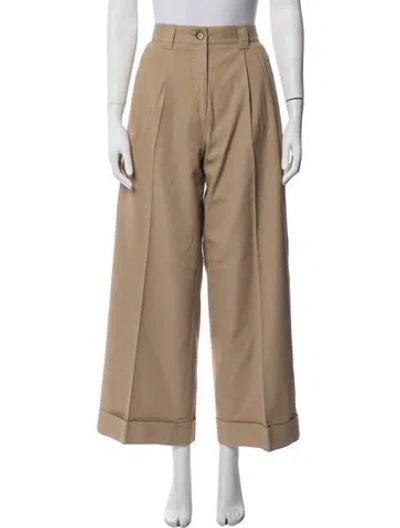 Pre-owned Me+em Wide Leg Pants In Yellow