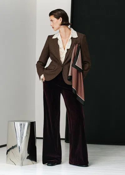 Me+em Wide-leg Pant In Brown