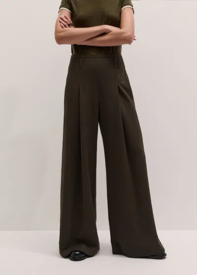 Me+em Wide-leg Pant In Green