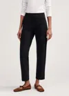 Me+em Wool-blend Travel Tailoring Slim Crop Pant In Black