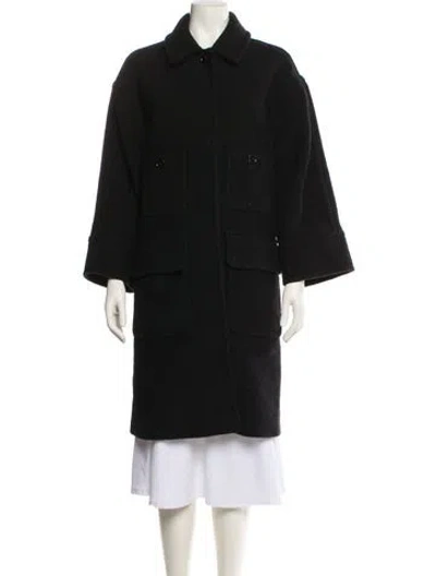 Pre-owned Me+em Wool Coat In Black