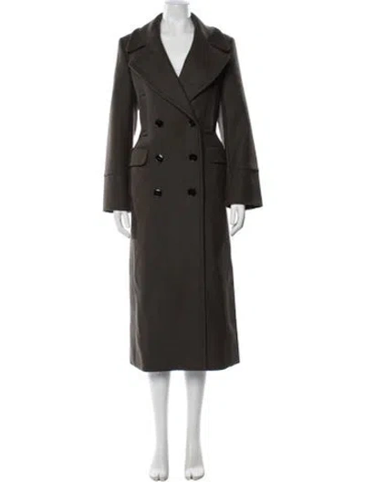 Pre-owned Me+em Wool Coat In Brown