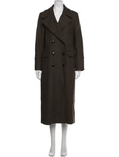 Pre-owned Me+em Wool Coat In Green