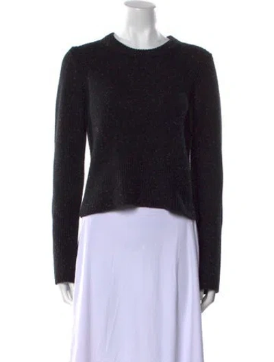 Pre-owned Me+em Wool Crew Neck Sweater In Black