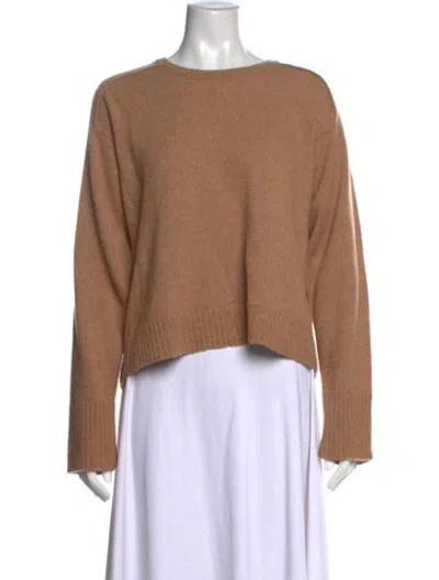 Pre-owned Me+em Wool Crew Neck Sweater In Brown/neutrals