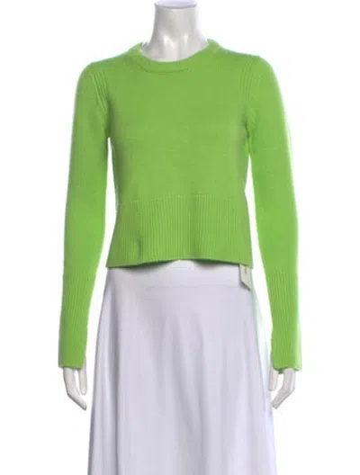 Pre-owned Me+em Wool Crew Neck Sweater In Green