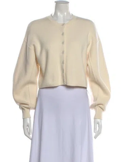Pre-owned Me+em Wool Crew Neck Sweater In Neutral