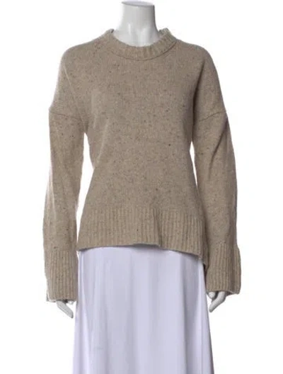 Pre-owned Me+em Wool Crew Neck Sweater In Neutral
