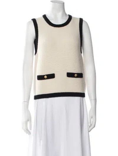 Pre-owned Me+em Wool Crew Neck Sweater In Neutrals
