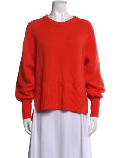 Pre-owned Me+em Wool Crew Neck Sweater In Orange