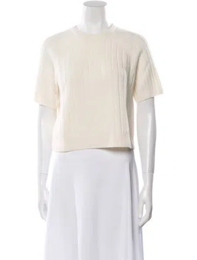 Pre-owned Me+em Wool Crew Neck Sweater W/ Tags In Yellow