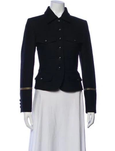 Pre-owned Me+em Wool Evening Jacket W/ Tags In Blue
