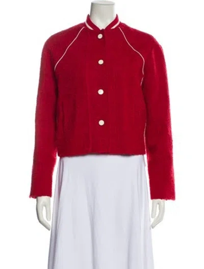 Pre-owned Me+em Wool Jacket In Red