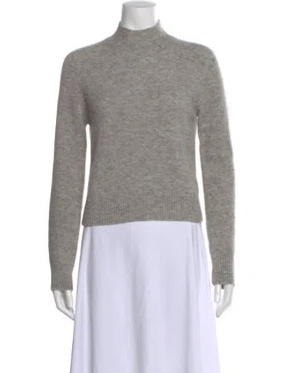 Pre-owned Me+em Wool Mock Neck Sweater In Gray