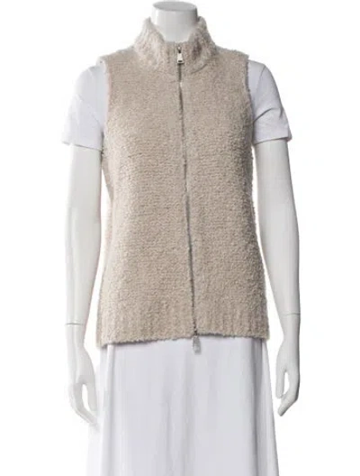 Pre-owned Me+em Wool Mock Neck Sweater In Neutral