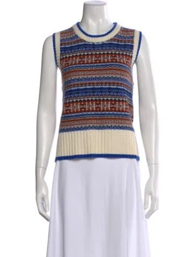 Pre-owned Me+em Wool Printed Sweater In Multi