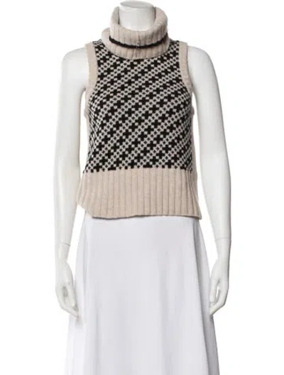 Pre-owned Me+em Wool Printed Sweater In Neutrals