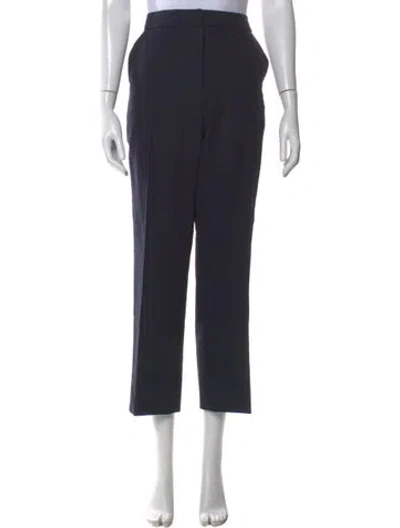 Pre-owned Me+em Wool Straight Leg Pants In Blue