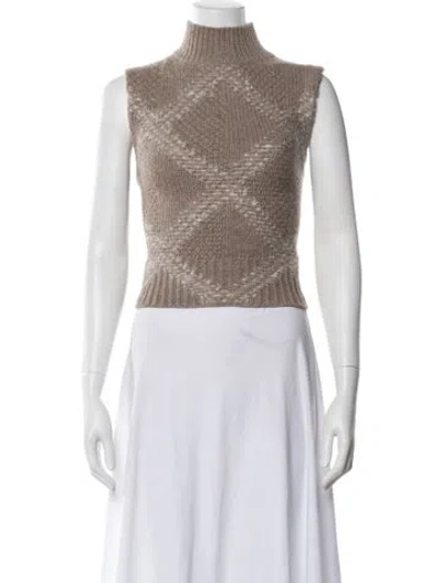 Pre-owned Me+em Wool Turtleneck Sweater In Neutral