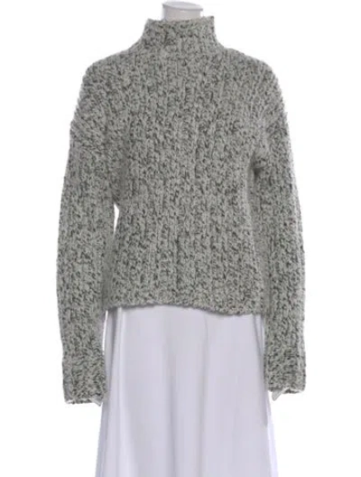 Pre-owned Me+em Wool Turtleneck Sweater In Neutral