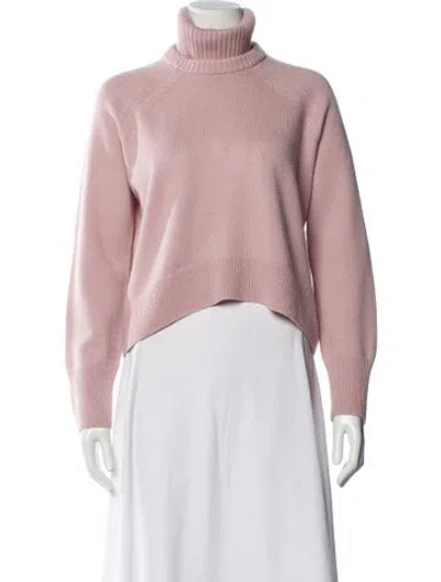 Pre-owned Me+em Wool Turtleneck Sweater In Pink