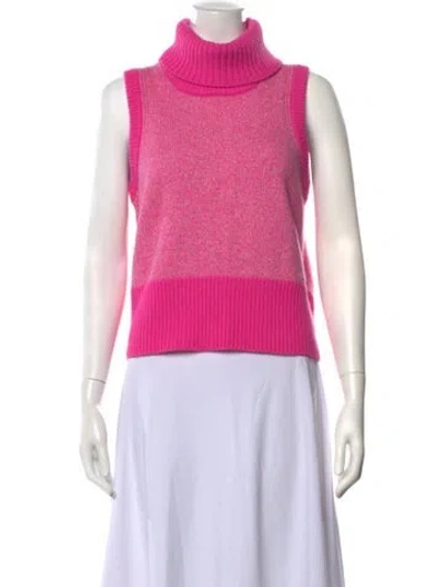 Pre-owned Me+em Wool Turtleneck Sweater In Pink