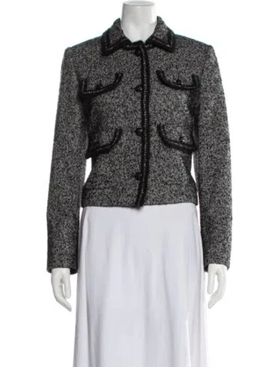 Pre-owned Me+em Wool Tweed Pattern Jacket In Multi
